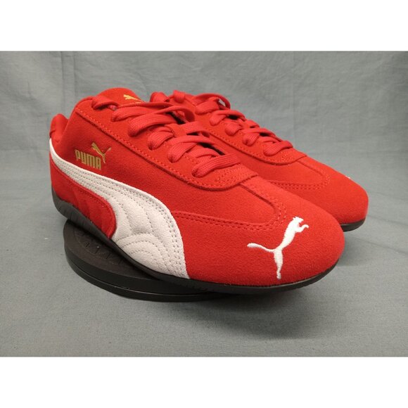Puma Girls Speedcat PS Lace Up Sneakers Red White Size 1c NEW NO BOX! - Picture 3 of 11
